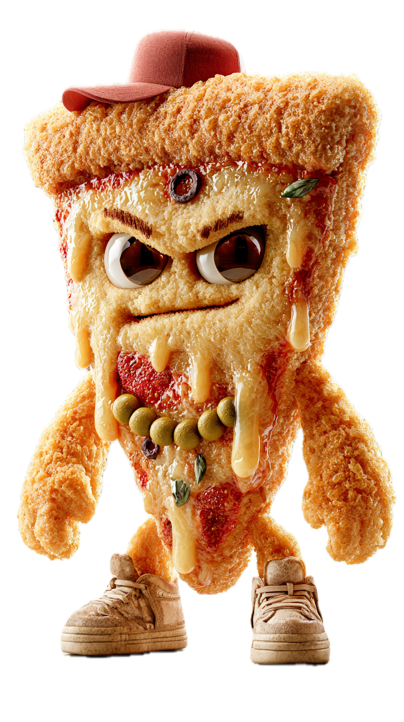pizza GANG のマスコットキャラクター ピザギャング
