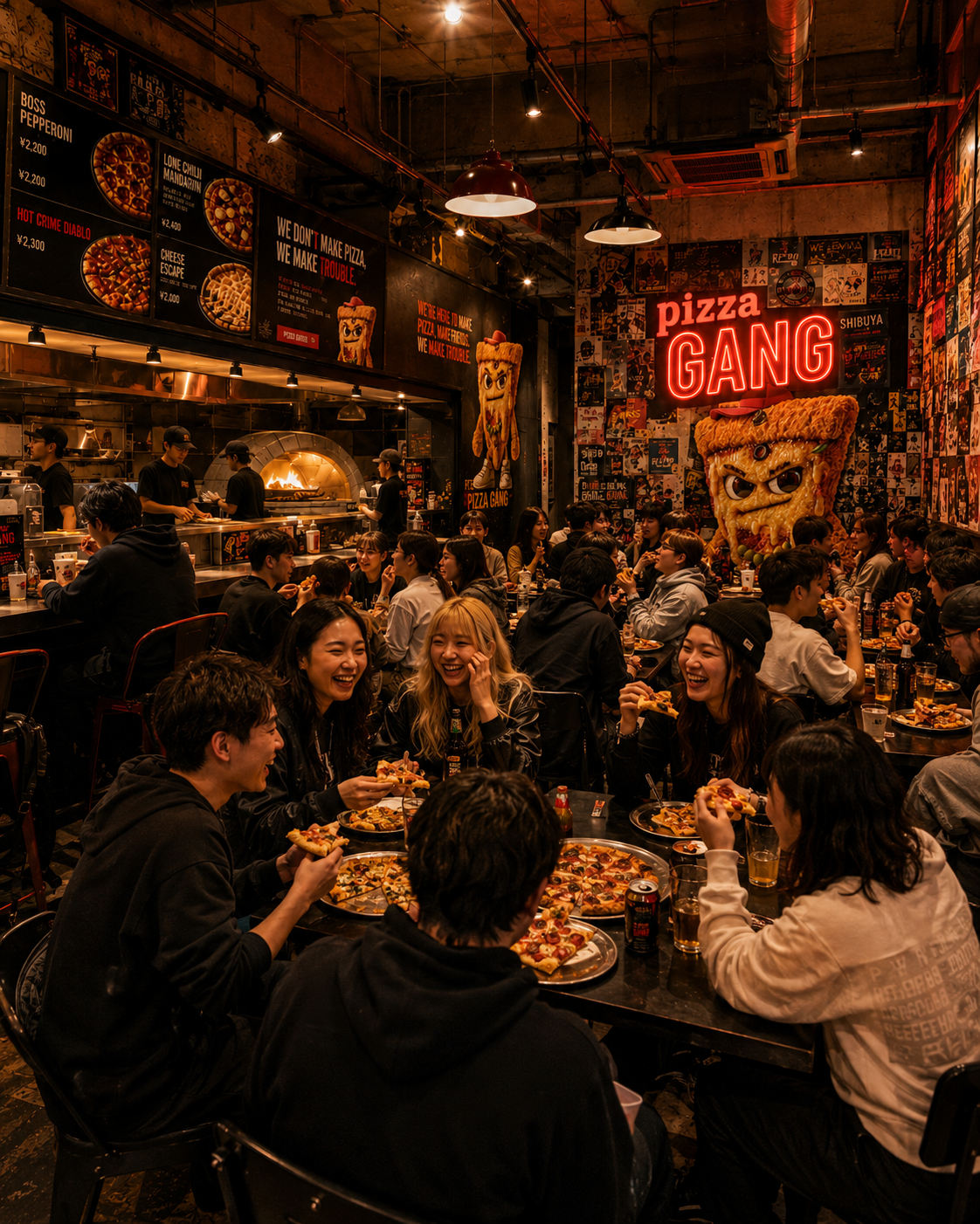 pizza GANG の店内